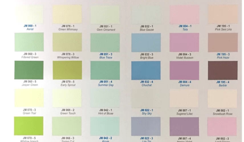 Bảng màu sơn ngoại thất JYMEC chính hãng